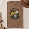 All Plants Are Edible Some Only Once T-Shirt - Espresso folded t-shirt mockup
