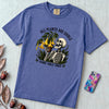 All Plants Are Edible Some Only Once T-Shirt - Flo Blue unfolded t-shirt mockup