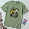 All Plants Are Edible Some Only Once T-Shirt - Light Green unfolded t-shirt mockup