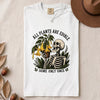 All Plants Are Edible Some Only Once T-Shirt - White folded t-shirt mockup