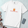 Bad Day To Be A Beer T-shirt - White unfolded t-shirt mockup