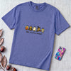 Bee A Little Spooky, Funny Halloween Bee T-Shirt - Flo Blue unfolded t-shirt mockup