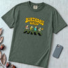 Birthday Crew Frog T-Shirt - Blue Spruce unfolded t-shirt mockup