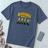 Birthday Crew Frog T-Shirt - Denim unfolded t-shirt mockup