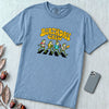 Birthday Crew Frog T-Shirt - Washed Denim unfolded t-shirt mockup