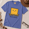 Boxtopus pun T-Shirt, Cute Octopus Box - Flo Blue unfolded t-shirt mockup