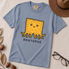 Boxtopus pun T-Shirt, Cute Octopus Box - Washed Denim unfolded t-shirt mockup