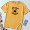 Buckle Up Buttercup T-Shirt, Funny Cowboy Bee - Mustard unfolded t-shirt mockup