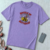 Buckle Up Buttercup T-Shirt, Funny Cowboy Bee - Violet unfolded t-shirt mockup