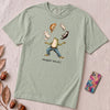 Caught ’Em All Frog & Cats T-Shirt - Bay unfolded t-shirt mockup