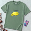 Chamelemon Fruit Pun Shirt, Funny Chameleon Lemon - Light Green unfolded t-shirt mockup