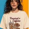 Caffeine and Chaos T-Shirt, Retro Breakfast Aesthetic