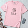 Coffee Therapy T-Shirt "Today My Coffee Needs a Coffee" - Blossom unfolded t-shirt mockup