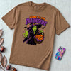 Come to the Darkside Witch T-Shirt, Halloween tee - Espresso unfolded t-shirt mockup