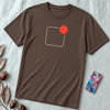 Digital overload t-shirt, Unread Tee, notifications Shirts for Digital Nomads - Brown unfolded t-shirt mockup