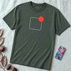 Digital overload t-shirt, Unread Tee, notifications Shirts for Digital Nomads - Heather Forest unfolded t-shirt mockup