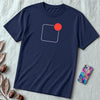 Digital overload t-shirt, Unread Tee, notifications Shirts for Digital Nomads - Navy unfolded t-shirt mockup