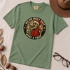 Dino Christmas Shirt, Ho Ho Holy Shit T-Rex Tee, What a Year Meme Shirt, Skeleton Dino Xmas Shirt - Light Green unfolded t-shirt mockup