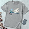 Dragonfly in a Beanie T-Shirt - Granite unfolded t-shirt mockup
