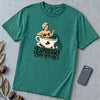 Espresso Your Dark Side Mermaid T-Shirt - Emerald unfolded t-shirt mockup