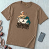 Espresso Your Dark Side Mermaid T-Shirt - Espresso unfolded t-shirt mockup