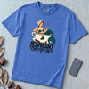 Espresso Your Dark Side Mermaid T-Shirt - Flo Blue unfolded t-shirt mockup