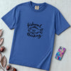Fishing Shirt & Graphic Tee for Men & Women, Comfort Colors T-Shirt - Flo Blue unfolded t-shirt mockup
