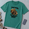 Forget Gasoline Viking Beer T-Shirt - Emerald unfolded t-shirt mockup