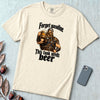 Forget Gasoline Viking Beer T-Shirt - Ivory unfolded t-shirt mockup
