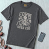Form Over Ego Octopus T-Shirt - Graphite unfolded t-shirt mockup