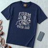 Form Over Ego Octopus T-Shirt - Navy unfolded t-shirt mockup