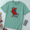 Funny Dinosaur T-Shirt “First Of All I’m A Delight” - Seafoam unfolded t-shirt mockup