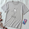 Funny Frog Ballerina T-Shirt: “First of All I’m a Delight”, frog tee gift for ballet lovers - Athletic Heather unfolded t-shirt mockup