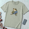 Funny Frog Rubik’s Cube T-Shirt, Retro Toad in Heart Sweater - Bay unfolded t-shirt mockup
