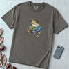 Funny Frog Rubik’s Cube T-Shirt, Retro Toad in Heart Sweater - Pepper unfolded t-shirt mockup