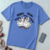 Funny Goose Mothers Day T-Shirt - Mystic Blue unfolded t-shirt mockup