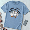 Funny Goose Mothers Day T-Shirt - Washed Denim unfolded t-shirt mockup