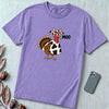 Funny Thanksgiving Turkey T-Shirt - Violet unfolded t-shirt mockup