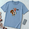 Funny Thanksgiving Turkey T-Shirt - Washed Denim unfolded t-shirt mockup