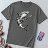 Guitar Playing Shark T-shirt, Band Shirt - Pepper unfolded t-shirt mockup