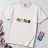 Halloween Snail Squad T-Shirt - White unfolded t-shirt mockup