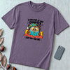 I Can Stop At Any Chapter Owl T-Shirt - Grape unfolded t-shirt mockup