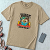 I Can Stop At Any Chapter Owl T-Shirt - Sandstone unfolded t-shirt mockup