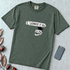 I Leared It All T-Shirt – Minnesota Learning Center Shirt Meme, Troll Face Parody Tee - Blue Spruce unfolded t-shirt mockup