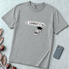 I Leared It All T-Shirt – Minnesota Learning Center Shirt Meme, Troll Face Parody Tee - Granite unfolded t-shirt mockup