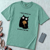 I Need Cuddles Or Six Skeins Of New Yarn T-Shirt - Seafoam unfolded t-shirt mockup