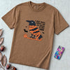 I Need Treats, Cuddles, And Six Skeins Of New Yarn T-Shirt, Crochet Halloween Shirt - Espresso unfolded t-shirt mockup