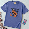 I Need Treats, Cuddles, And Six Skeins Of New Yarn T-Shirt, Crochet Halloween Shirt - Flo Blue unfolded t-shirt mockup