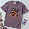 I Need Treats, Cuddles, And Six Skeins Of New Yarn T-Shirt, Crochet Halloween Shirt - Grape unfolded t-shirt mockup