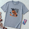I Need Treats, Cuddles, And Six Skeins Of New Yarn T-Shirt, Crochet Halloween Shirt - Washed Denim unfolded t-shirt mockup